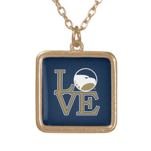 Georgia Southern University Love Gold Plated Necklace