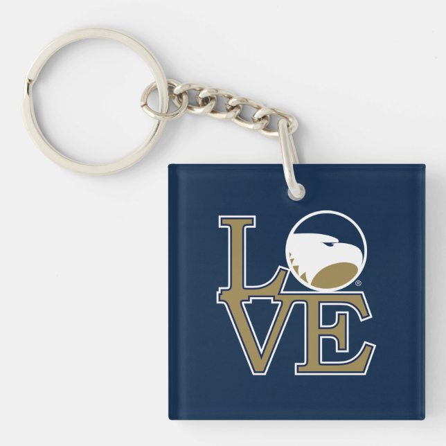 Georgia Southern University Love Keychain (Front)
