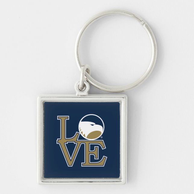 Georgia Southern University Love Keychain (Front)