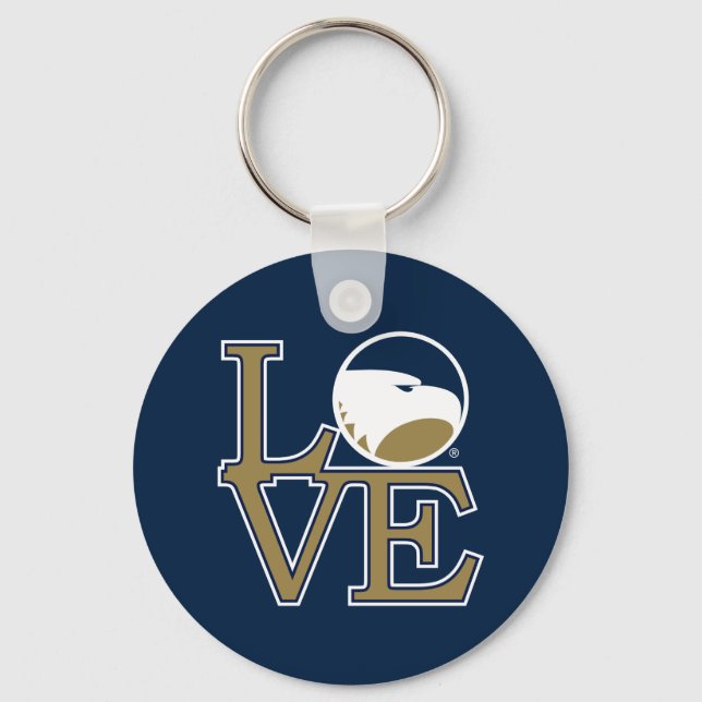 Georgia Southern University Love Keychain (Front)