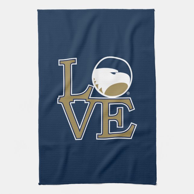 Georgia Southern University Love Kitchen Towel (Vertical)