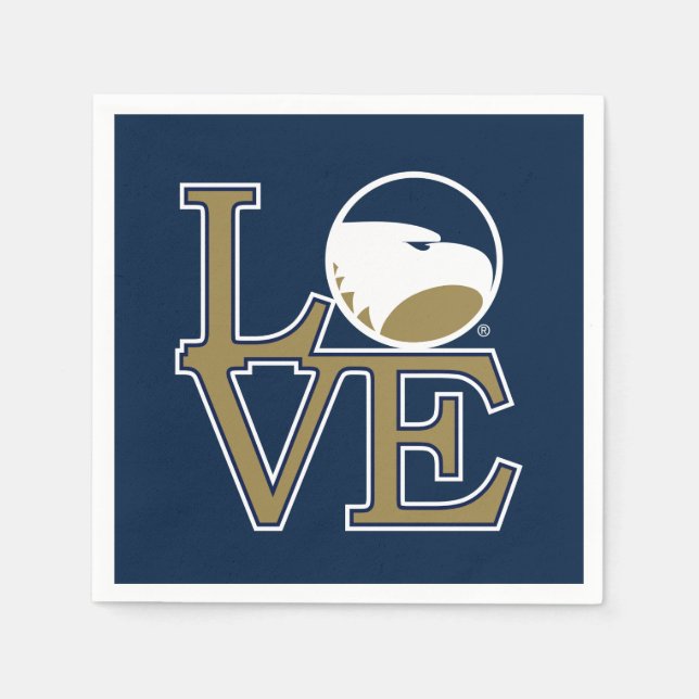 Georgia Southern University Love Napkins (Front)
