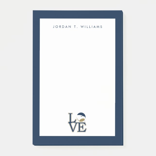 Georgia Southern University Love Post-it Notes (Front)