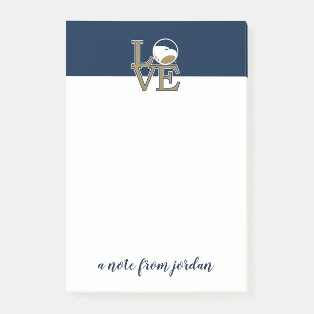 Georgia Southern University Love Post-it Notes (Front)