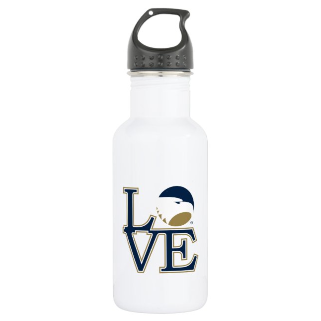Georgia Southern University Love Stainless Steel Water Bottle (Front)