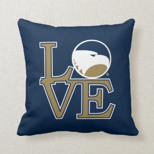 Georgia Southern University Love Throw Pillow