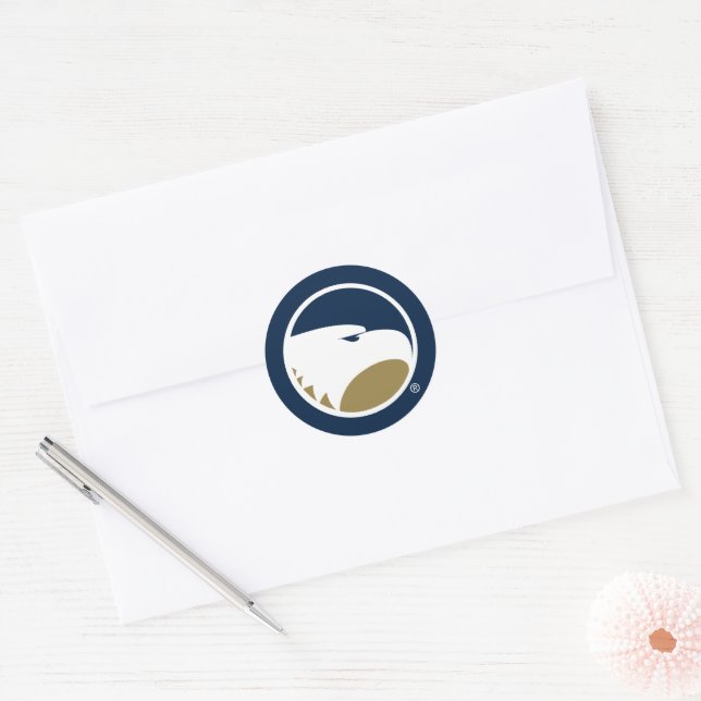 Georgia Southern University Mark Classic Round Sticker (Envelope)