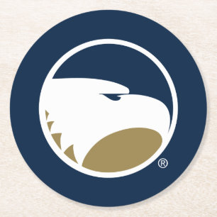 Georgia Southern University Mark Round Paper Coaster