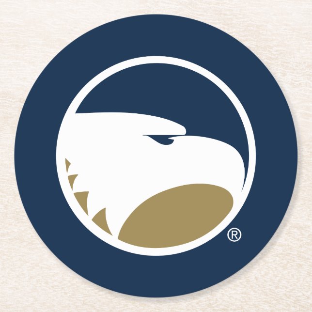 Georgia Southern University Mark Round Paper Coaster (Front)