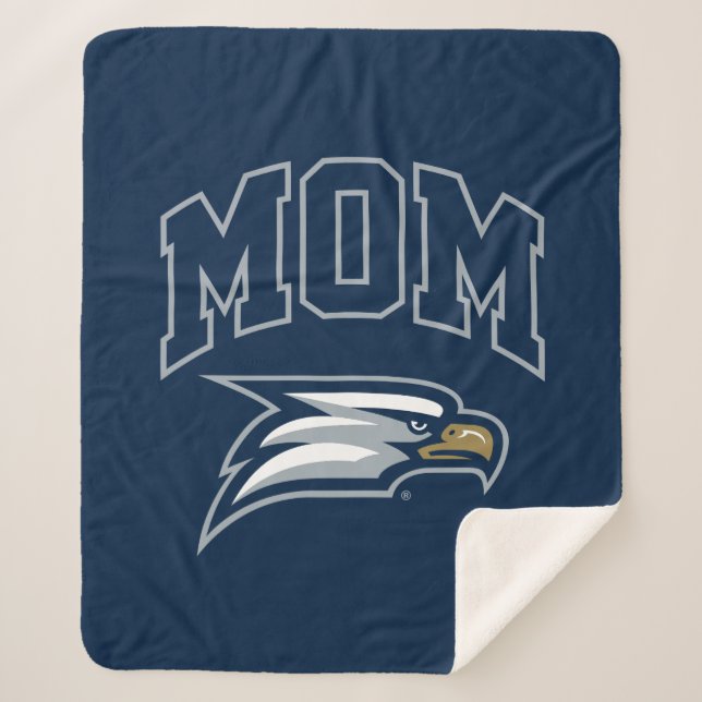 Georgia Southern University Mom Sherpa Blanket (Front)