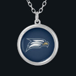 Georgia Southern University Silver Plated Necklace<br><div class="desc">Check out these new Georgia Southern University designs! Show off your GSU Eagles pride with these new Georgia Southern University products. These make perfect gifts for the Eagles student, alumni, family, friend or fan in your life. All of these Zazzle products are customizable with your name, class year, or club....</div>
