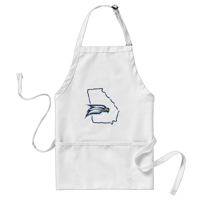 Georgia Southern University State Love Adult Apron (Front)