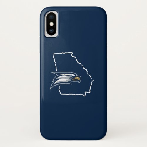 Georgia Southern University State Love iPhone X Case