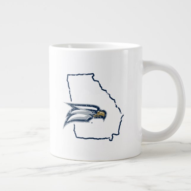 Georgia Southern University State Love Giant Coffee Mug (Right)