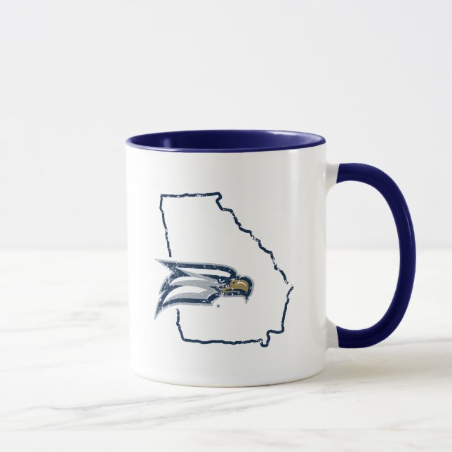 Georgia Southern University State Love Mug (Right)