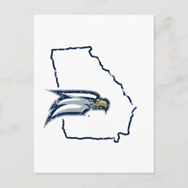Georgia Southern University State Love Postcard (Front)