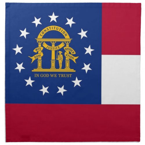 Georgia State Flag American MoJo Napkin