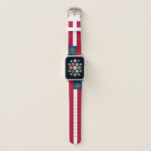 Georgia State Flag Apple Watch Band