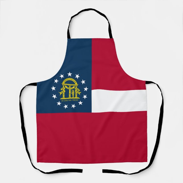 Georgia State Flag Apron (Front)