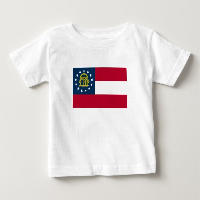Georgia State Flag Baby T-Shirt (Front)