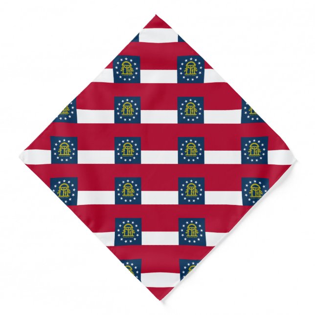 Georgia State Flag Bandana (Front)