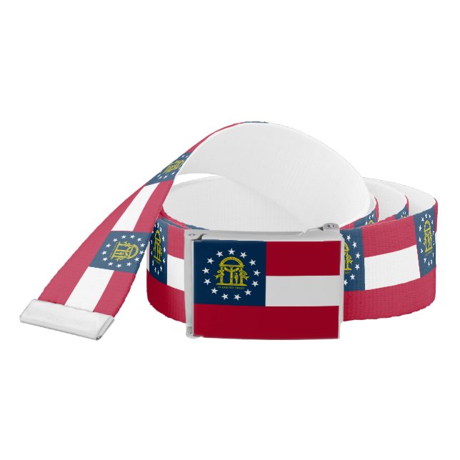 Georgia State Flag Belt (Snake)