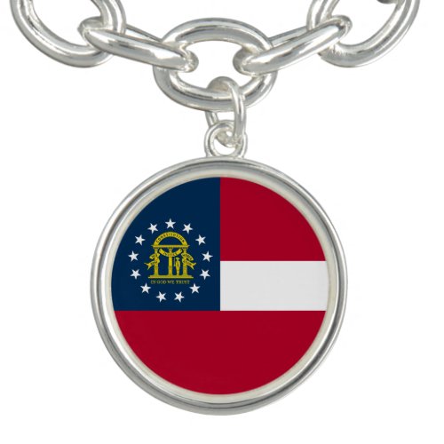 Georgia State Flag Bracelet