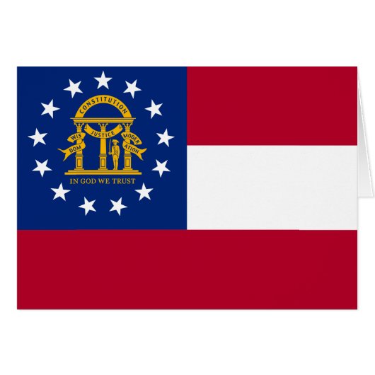 Georgia State Flag Cards (Front Horizontal)