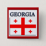 Georgia State Flag Design Button at Zazzle
