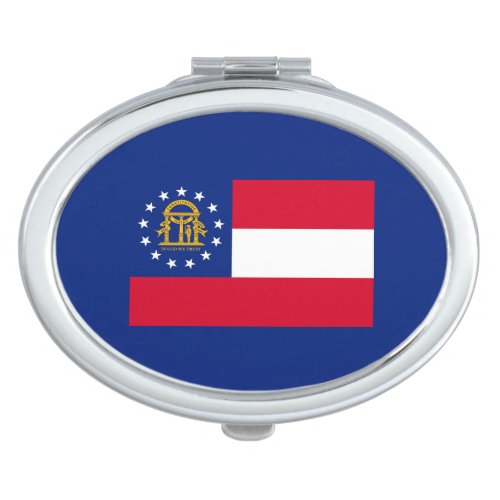 Georgia State Flag Design Compact Mirror