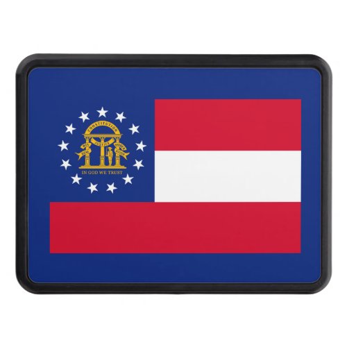 Georgia State Flag Design Hitch Cover