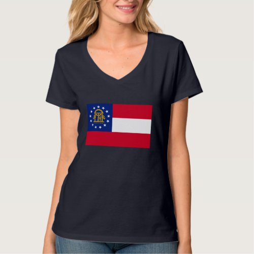 Georgia State Flag Design T_Shirt