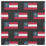 Georgia State Flag Fabric