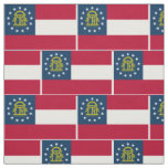 Georgia State Flag Fabric