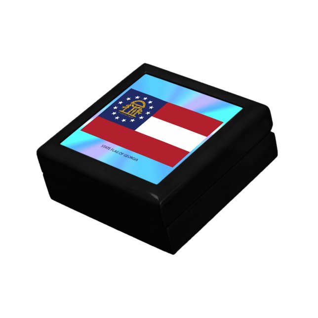 Georgia State Flag Gift Box (Side)
