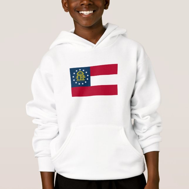 Georgia State Flag Hoodie (Front)