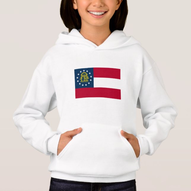 Georgia State Flag Hoodie (Front)
