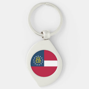 Georgia State Flag Keychain