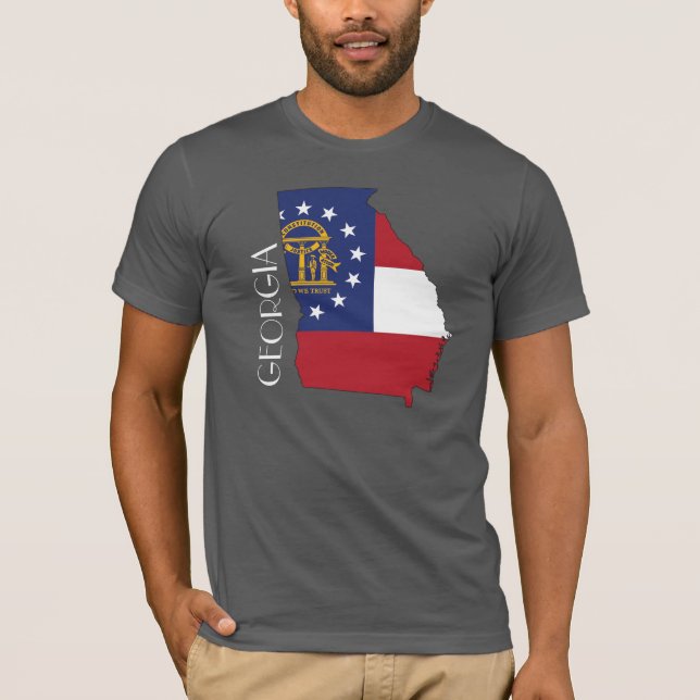 Georgia (State) Flag-Map Shirt (Front)