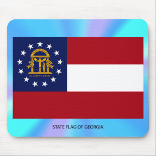 Georgia State Flag Mouse Pad
