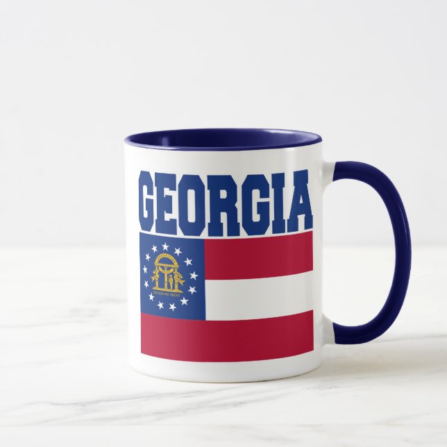 Georgia State Flag Mug (Right)