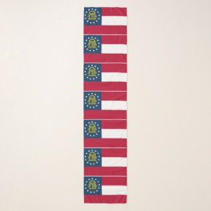 Georgia State Flag Scarf