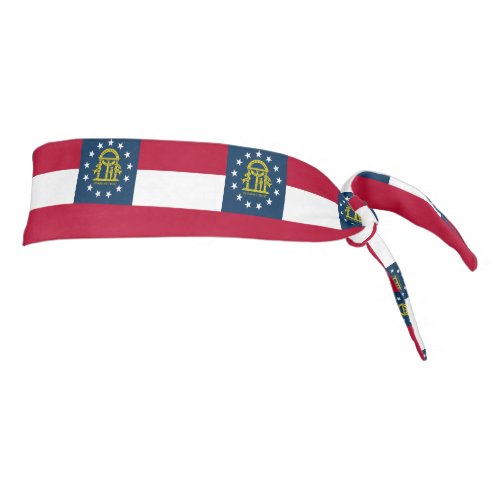 Georgia State Flag Tie Headband