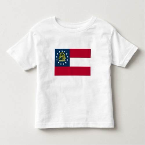 Georgia State Flag Toddler T_shirt