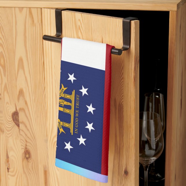 Georgia State Flag Towel (Thirds Fold)