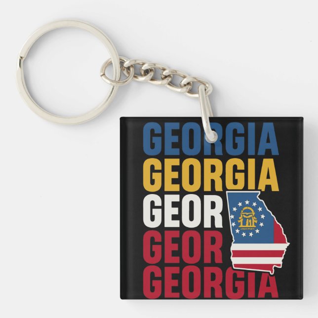 Georgia state keychain (Front)