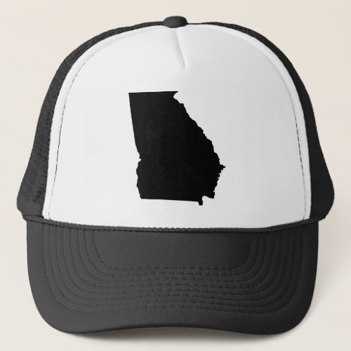 Georgia State Outline Trucker Hat