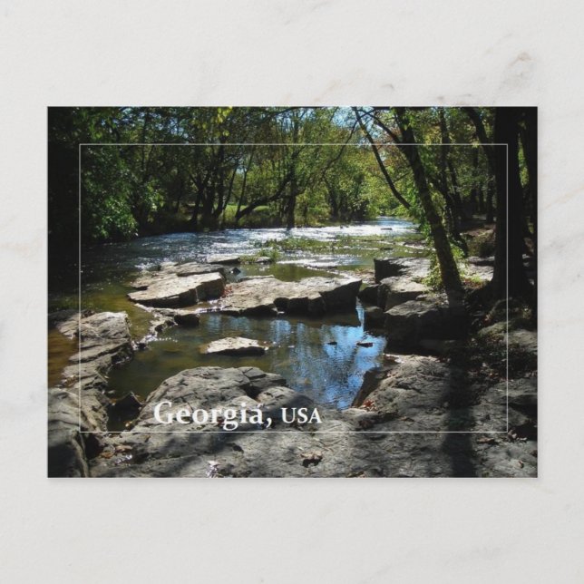 Georgia State Postcard (Front)