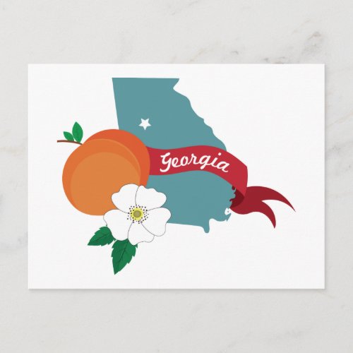 Georgia State Postcard