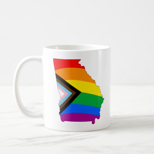 Georgia State Pride LGBTQ Progress Pride Coffee Mug